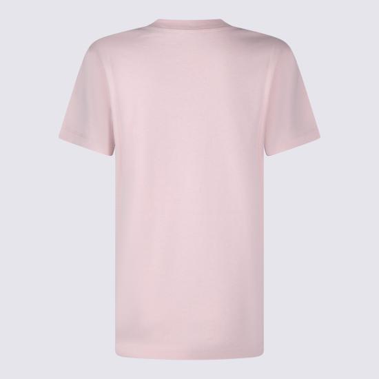 26SS 몽클레어 자수 로고 코튼 티셔츠 L10938C00029 89AUO51E PINK - MONCLER