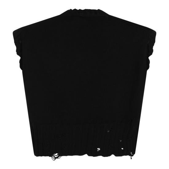 26SS 마르니 민소매 티셔츠 CVMD0088A0 UFC65200N99 BLACK - MARNI