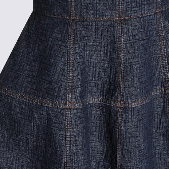 26SS 펜디 데님 원피스 FLD568 AW82F1UKI BLUEBERRY - FENDI