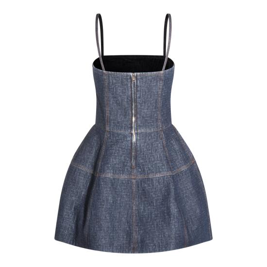 26SS 펜디 데님 원피스 FLD568 AW82F1UKI BLUEBERRY - FENDI