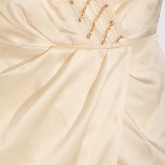 26SS 엘리자베타프랜치 롱 원피스 ABR4862E2 193 burro - ELISABETTA FRANCHI