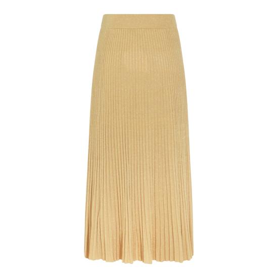 26SS 짐머만 롱 스커트 8721SS261 METGLD METALLIC GOLD - ZIMMERMANN