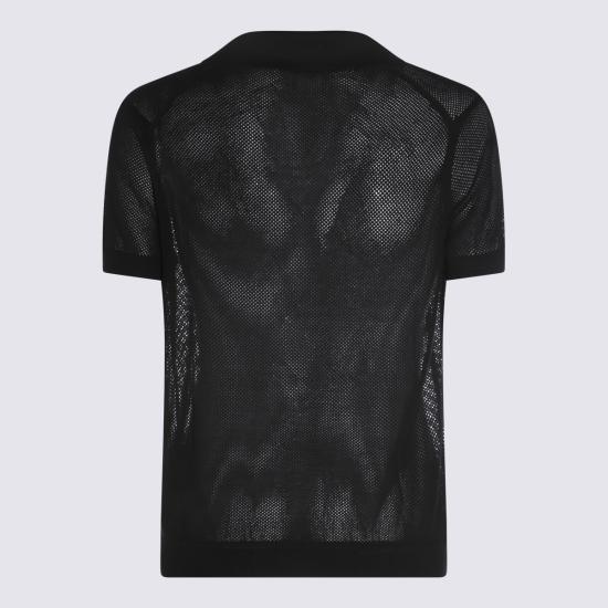 26SS 톰포드 폴로 티셔츠 KPS040 YMC046NAA Black - TOMFORD