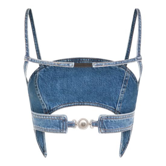 26SS 마린세르 민소매 티셔츠 WTO465ACDEN0002 BL05 LIGHT BLUE - MARINE SERRE