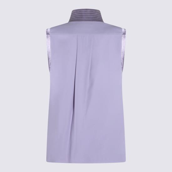 26SS 엘리자베타프랜치 블라우스 CA13461E2 EV7 Lilla - ELISABETTA FRANCHI
