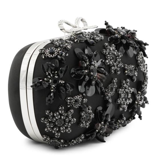26SS 셀프 포트레이트 클러치/파우치 RS26304B BLACK - SELF PORTRAIT