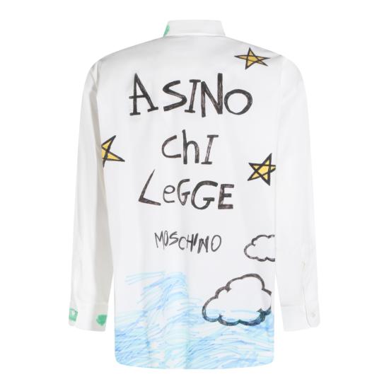 26SS 모스키노 긴팔 셔츠 261ZZ0239 02682888 WHITE - MOSCHINO