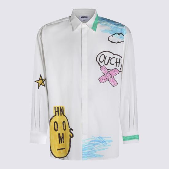 26SS 모스키노 긴팔 셔츠 261ZZ0239 02682888 WHITE - MOSCHINO