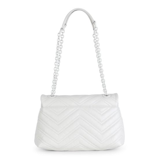 26SS 구찌 GG 마몽 스몰 숄더백 855371 AAFS19540 WHITE - GUCCI