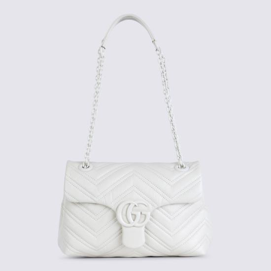 26SS 구찌 GG 마몽 스몰 숄더백 855371 AAFS19540 WHITE - GUCCI