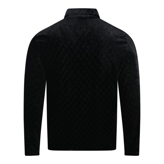 26SS 구찌 스트레치 GG 벨벳 데보레 셔츠 860674 ZAUS41000 - GUCCI