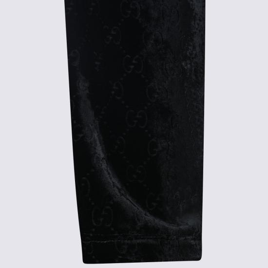 26SS 구찌 스트레치 GG 벨벳 데보레 셔츠 860674 ZAUS41000 - GUCCI
