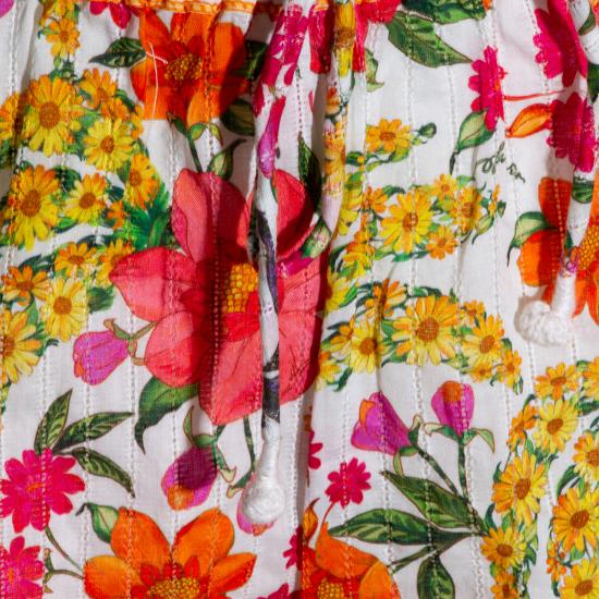 26SS 팜 리오 숏팬츠 344797 26012 BANANA FLOWERS OFF WHITE - FARM RIO
