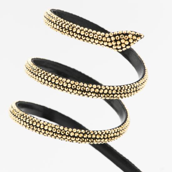 26FW 르네 카오빌라 샌들 C12538105 R001V284 GOLD BLACK - RENE CAOVILLA
