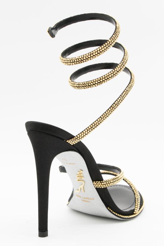 26FW 르네 카오빌라 샌들 C12538105 R001V284 GOLD BLACK - RENE CAOVILLA