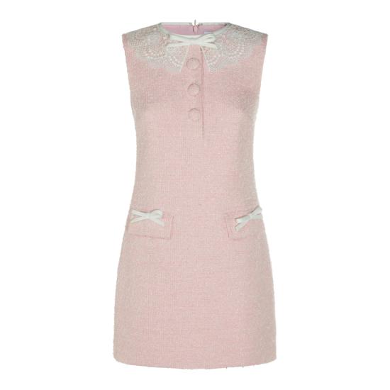 26FW 셀프 포트레이트 숏 원피스 PF26002SCP PINK