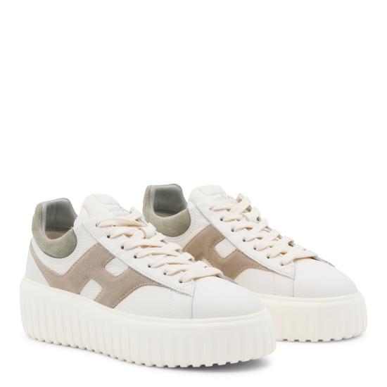26SS 호간 스니커즈 HXW6450FE91 UXI0RVM BIANCO TORTORA VERDE - HOGAN