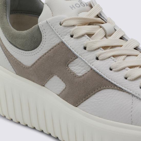 26SS 호간 스니커즈 HXW6450FE91 UXI0RVM BIANCO TORTORA VERDE - HOGAN