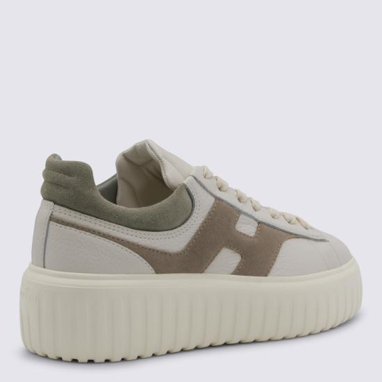 26SS 호간 스니커즈 HXW6450FE91 UXI0RVM BIANCO TORTORA VERDE - HOGAN