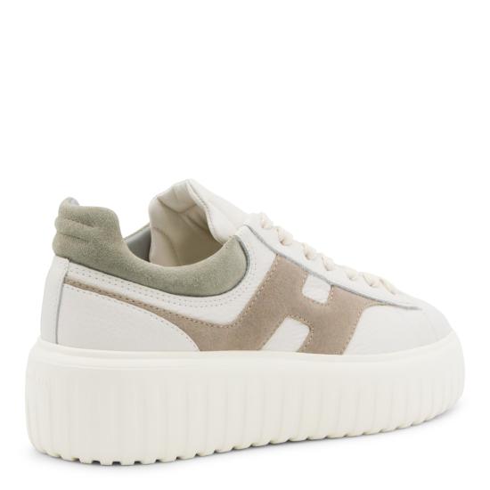 26SS 호간 스니커즈 HXW6450FE91 UXI0RVM BIANCO TORTORA VERDE - HOGAN