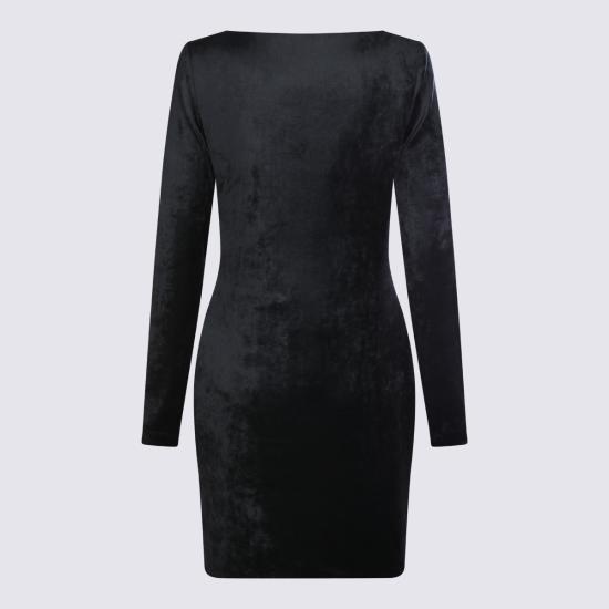 26SS 발렌시아가 스윗하트 드레스 857335 TTV071000 BLACK - BALENCIAGA