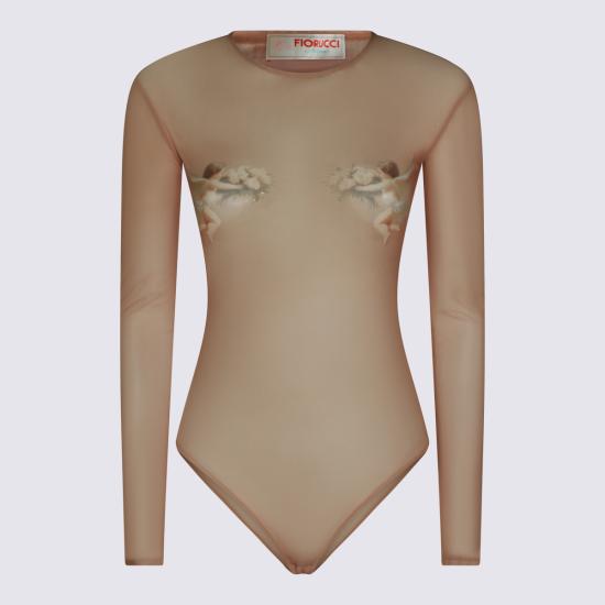 26SS 피오루찌 바디수트 티셔츠 W26SSTBO007LY04 NA01 NUDE