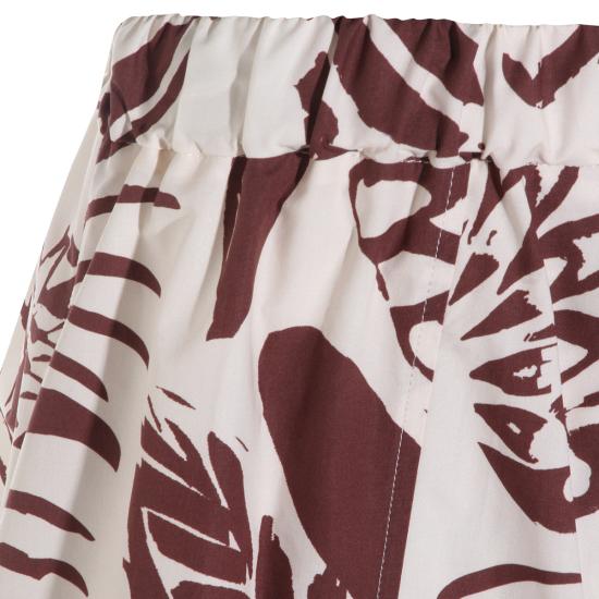 26SS 안토넬리 피렌체 미디 스커트 Q9715 161C210 Brown - ANTONELLI FIRENZE