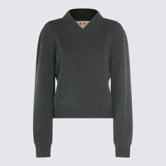 26FW 마르니 스웨터 CVMD0169A0 UFZ41400N60 GRAPHITE - MARNI