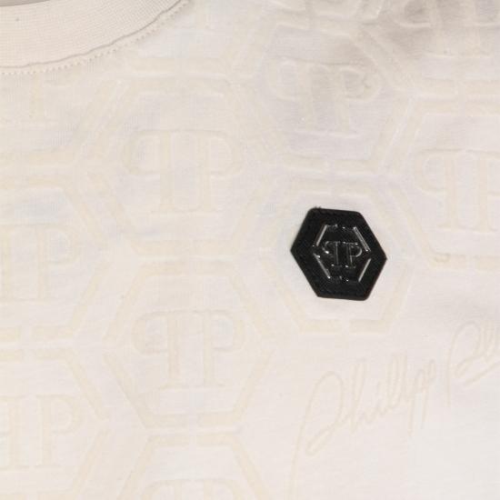 26SS 필립 플레인 반팔 티셔츠 SAFCMTK8682 PJY002N06 Beige - PHILIPP PLEIN