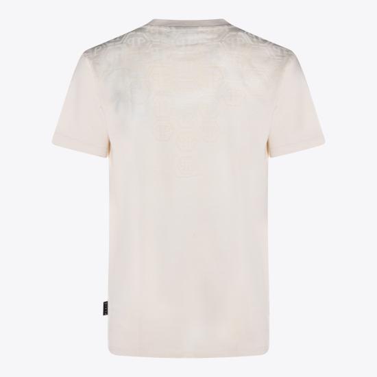 26SS 필립 플레인 반팔 티셔츠 SAFCMTK8682 PJY002N06 Beige - PHILIPP PLEIN
