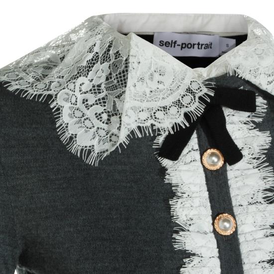 26FW 셀프 포트레이트 스웨터 PF26134CGR GREY - SELF PORTRAIT