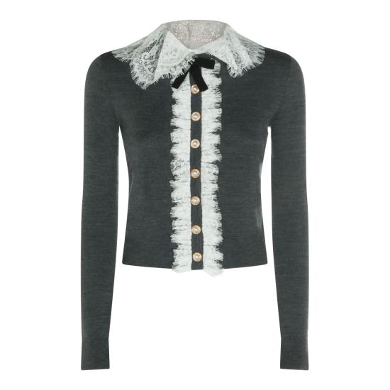 26FW 셀프 포트레이트 스웨터 PF26134CGR GREY