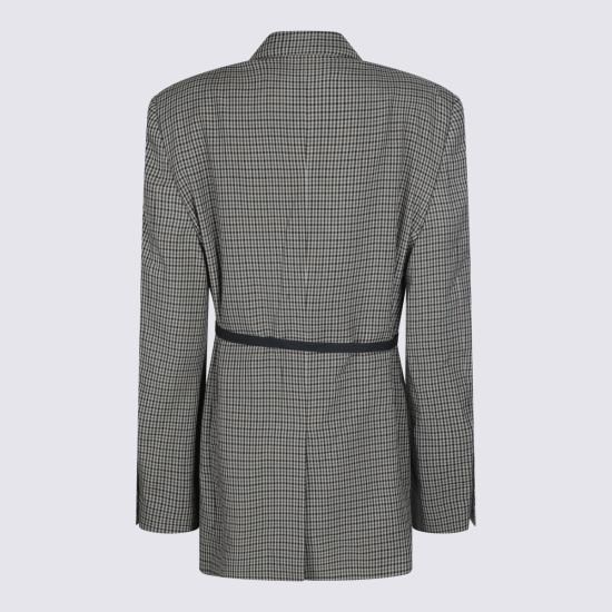 26SS 발렌시아가 랩 테일러드 재킷 857365 TTO382866 KHAKI BROWN - BALENCIAGA