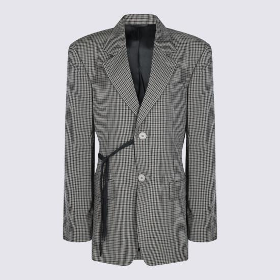 26SS 발렌시아가 랩 테일러드 재킷 857365 TTO382866 KHAKI BROWN - BALENCIAGA
