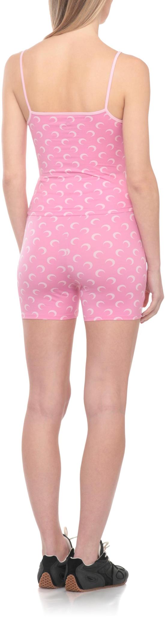 26SS 마린세르 문 프린트 저지 스트랩 탑 WTO508ACJER0001PK30 PINK - MARINE SERRE