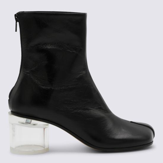26SS MM6 메종마르지엘라 아나토믹 앵클 부츠 S59WU0265 P7560T8013 Black