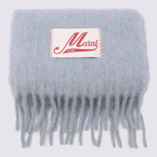 26FW 마르니 터콰이즈 알파카 스카프 SCMC0059Y0 UTW91800B50 IRIS BLUE - MARNI