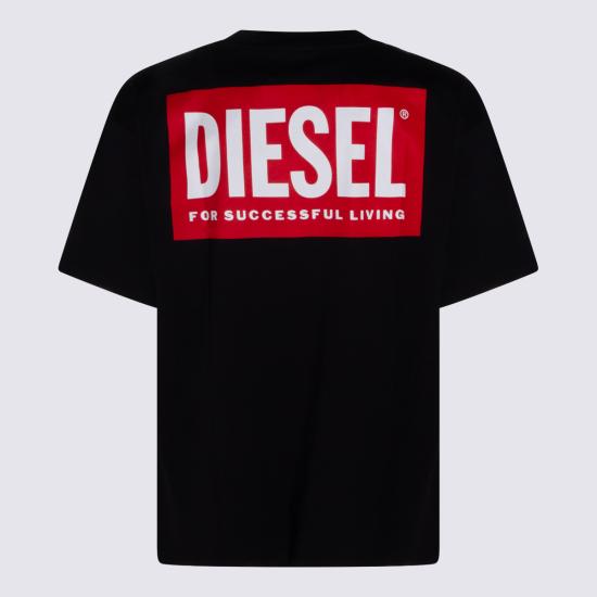 26SS 디젤 t-boxt-bisk 반팔 티셔츠 A20036 0EPCA9XX BLACK - DIESEL