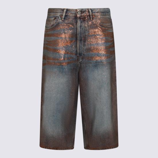 26SS 아크네 스튜디오 데님 숏팬츠 CE0075 CP1 ROSE COPPER LIGHT BLUE - ACNE STUDIOS