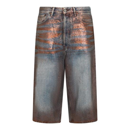 26SS 아크네 스튜디오 데님 숏팬츠 CE0075 CP1 ROSE COPPER LIGHT BLUE