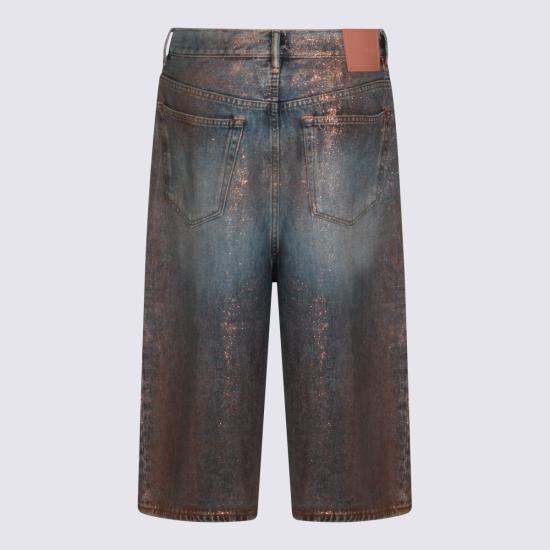 26SS 아크네 스튜디오 데님 숏팬츠 CE0075 CP1 ROSE COPPER LIGHT BLUE - ACNE STUDIOS