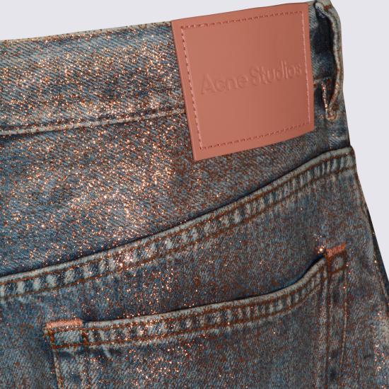 26SS 아크네 스튜디오 데님 숏팬츠 CE0075 CP1 ROSE COPPER LIGHT BLUE - ACNE STUDIOS