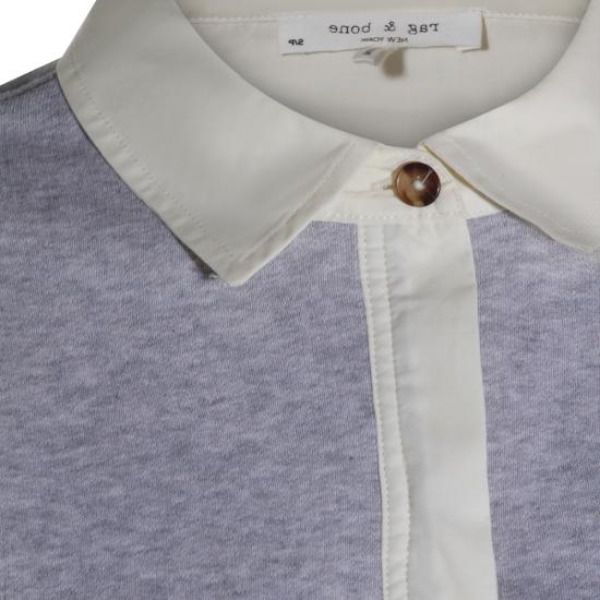 26SS 랙앤본 폴로 티셔츠 RE9826ST3VW HTHRG Grey - RAG & BONE