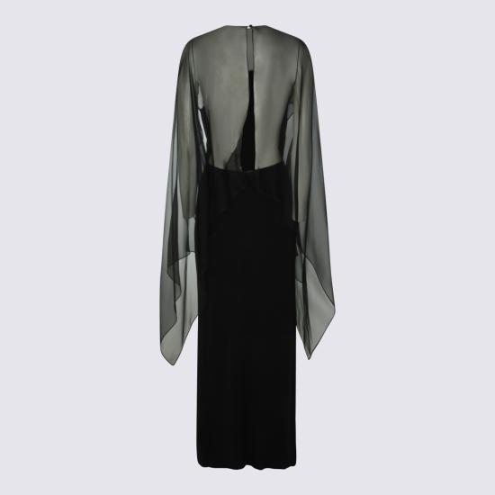26SS 알베르타 페레티 롱 원피스 261MA0422 01240555 Nero - ALBERTA FERRETTI