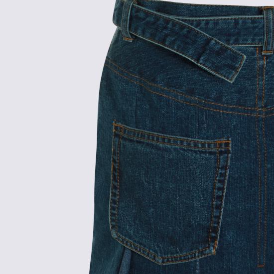 26SS 사카이 데님 스커트 2608470 401 Blue - SACAI