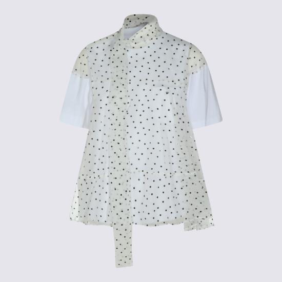 26SS 사카이 반팔 티셔츠 2608536 101 White