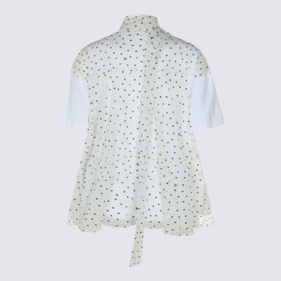 26SS 사카이 반팔 티셔츠 2608536 101 White - SACAI