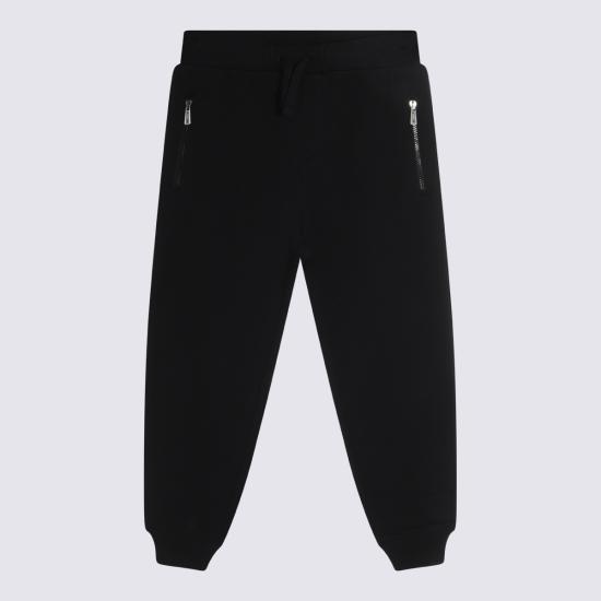 25FW [키즈] 모스키노 트레이닝/조거 팬츠 HUP08L LCA7760100 NERO BLACK