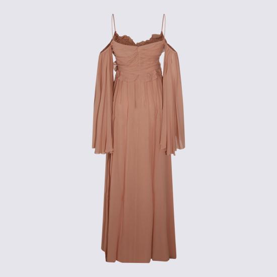 26SS 블루마린 롱 원피스 P644A457A N0144 CAMEO ROSE - BLUMARINE