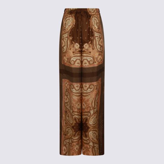26SS 짐머만 팔라초 팬츠 4021PS261 CAPS CARAMEL PAISLEY